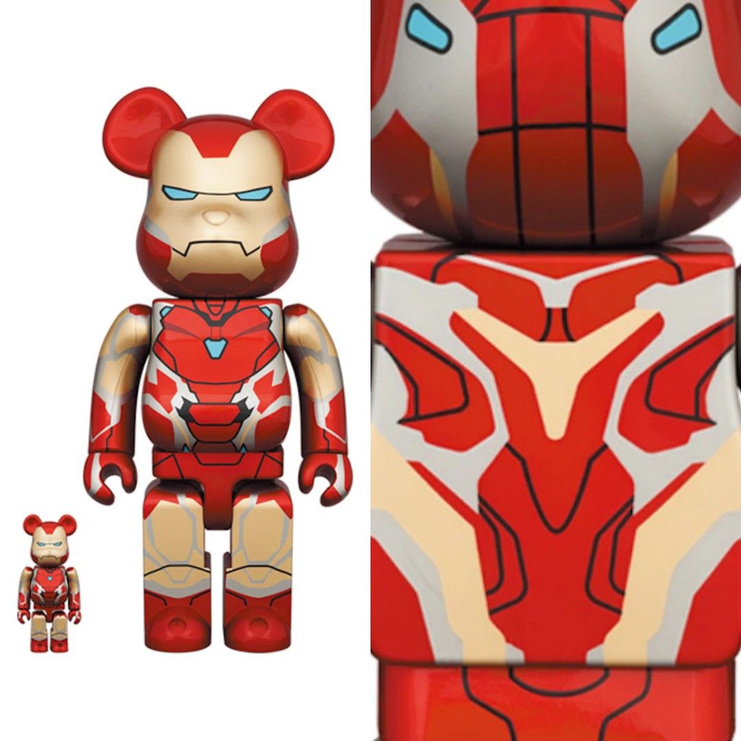 Bearbrick Iron Man Mark 85 400%+100% IronMan