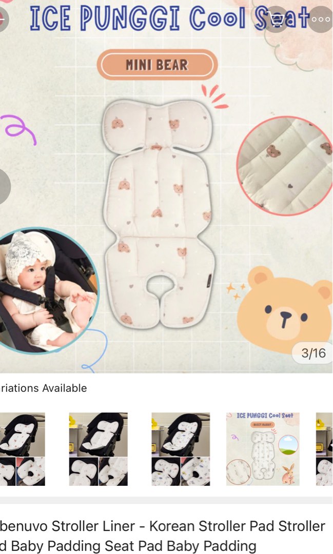 Bebenuvo stroller top liner