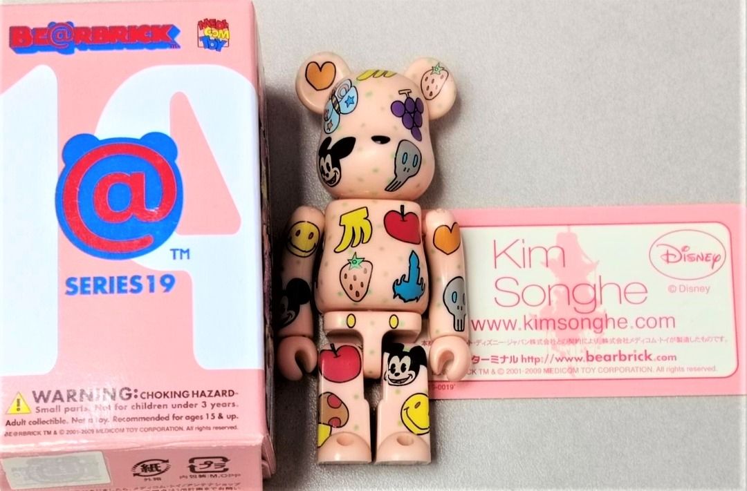 BE@RBRICK MEDICOM TOY 100% Secret Series 19 Kim Songhe Disney Bearbrick