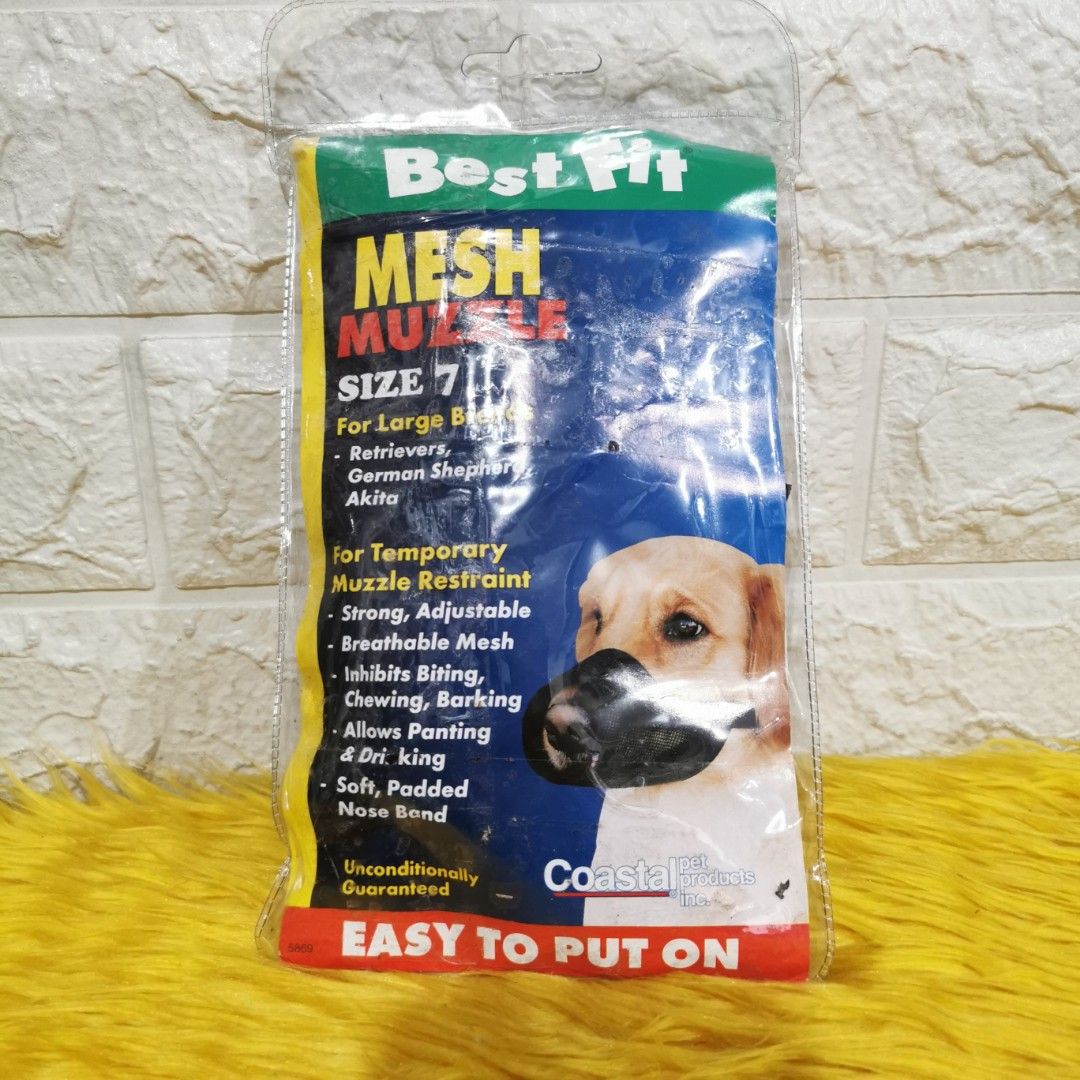 Best Fit® dog mesh muzzle, size 7 (Category: Homes & Other Pet Accessories) located in Kawit. Submitted by thrift_nook (Listing ID 1251451391, Image 1). Description: .