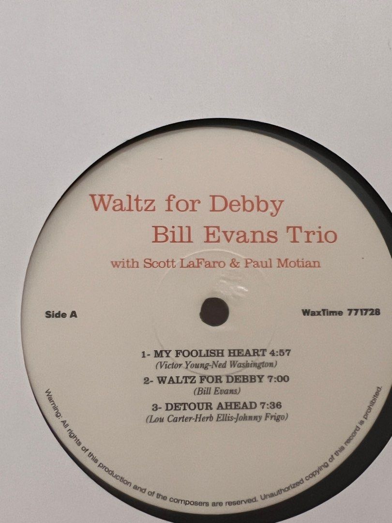 LP] Waltz For Debby Bill Evans OJC盤 - metrocompactor.com