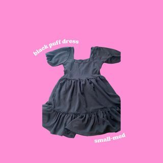 Black Puff dress