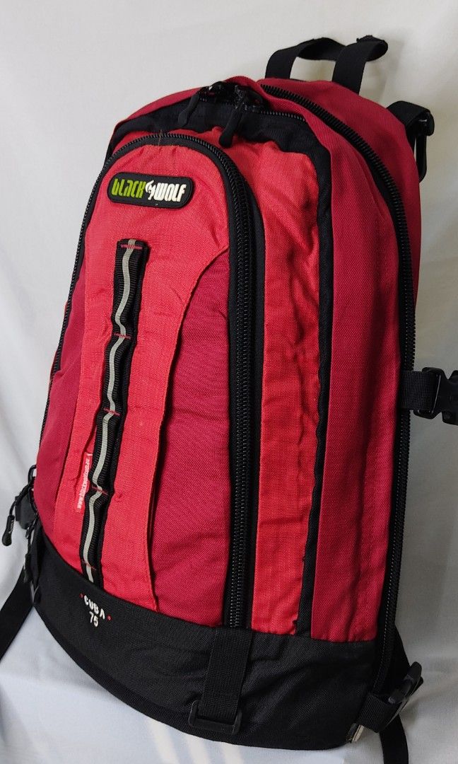 Black Wolf backpack 25liter, Men's Fashion, Bags, Backpacks on Carousell