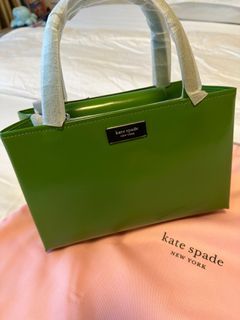 Kate Spade Sam Icon Leather Tote Bag Small True White in Spazzolato Leather  with Silver-tone - US