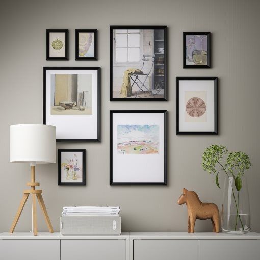 Brand New IKEA KNOPPANG frame with poster Still life set of 8