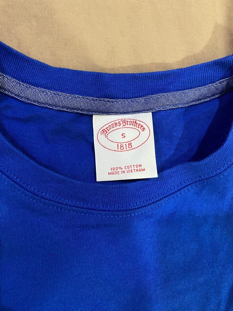 Brooks Brothers, Small, Blue shirt (Category: Tshirts & Polo Shirts ) located in Quezon City. Submitted by doctorker (Listing ID 1251321631, Image 2). Description: Brooks Brothers Blue original Tshirt Bought in Hong Kong Size Small Used 2-3x to mall Can nego if taken with other listings Alternative to RL Ralph Lauren Tommy Hilfiger Ami Kitsune About the user: Naliligo everyday 😂✅ No skin infections 👍 Hindi pawisin 🥰 .
