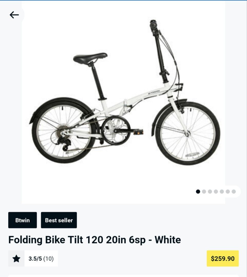 Btwin tilt store 120 decathlon