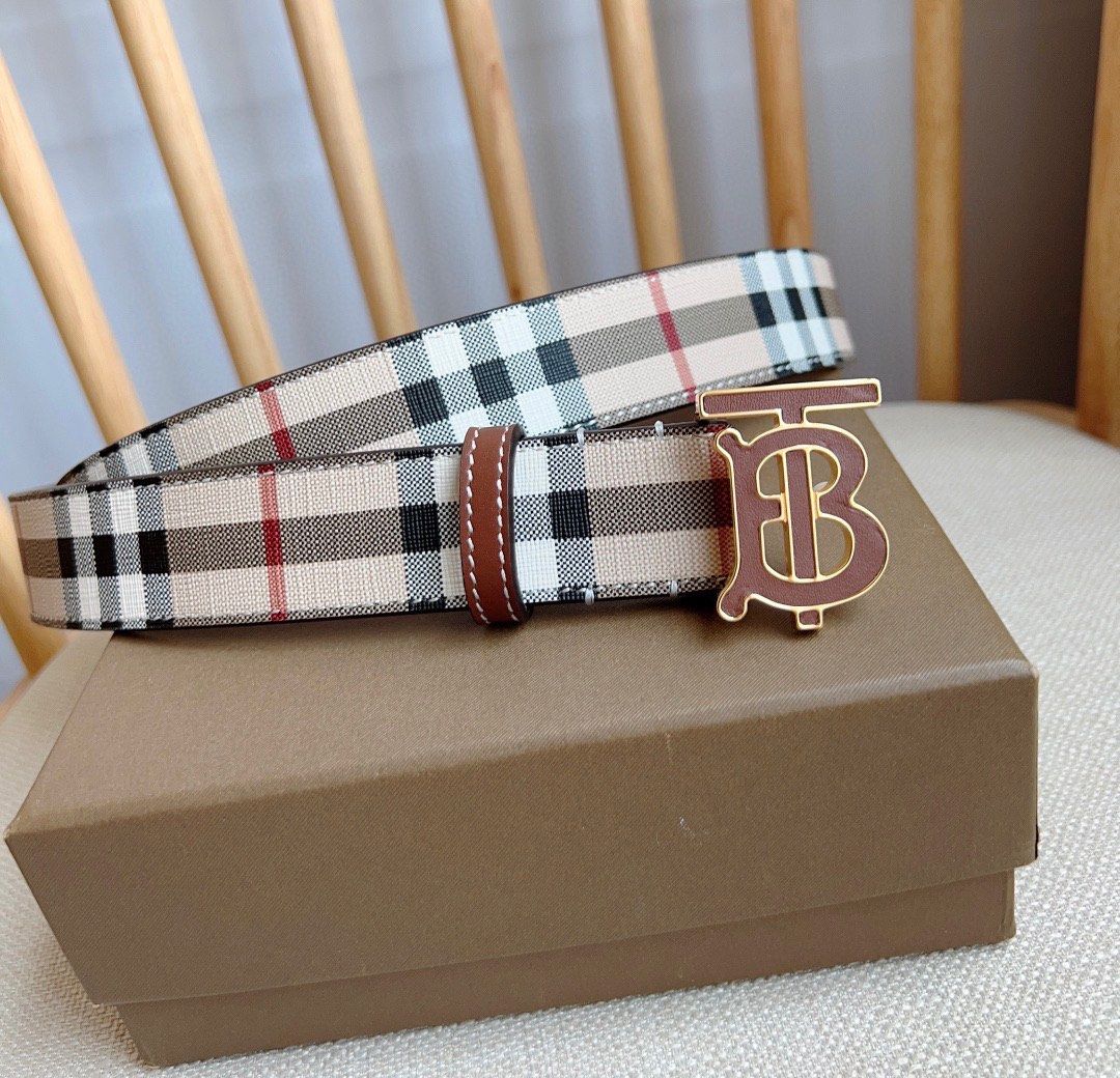 Burberry Men's Belt 3.8cm, Men's Fashion, Watches & Accessories, Belts on  Carousell