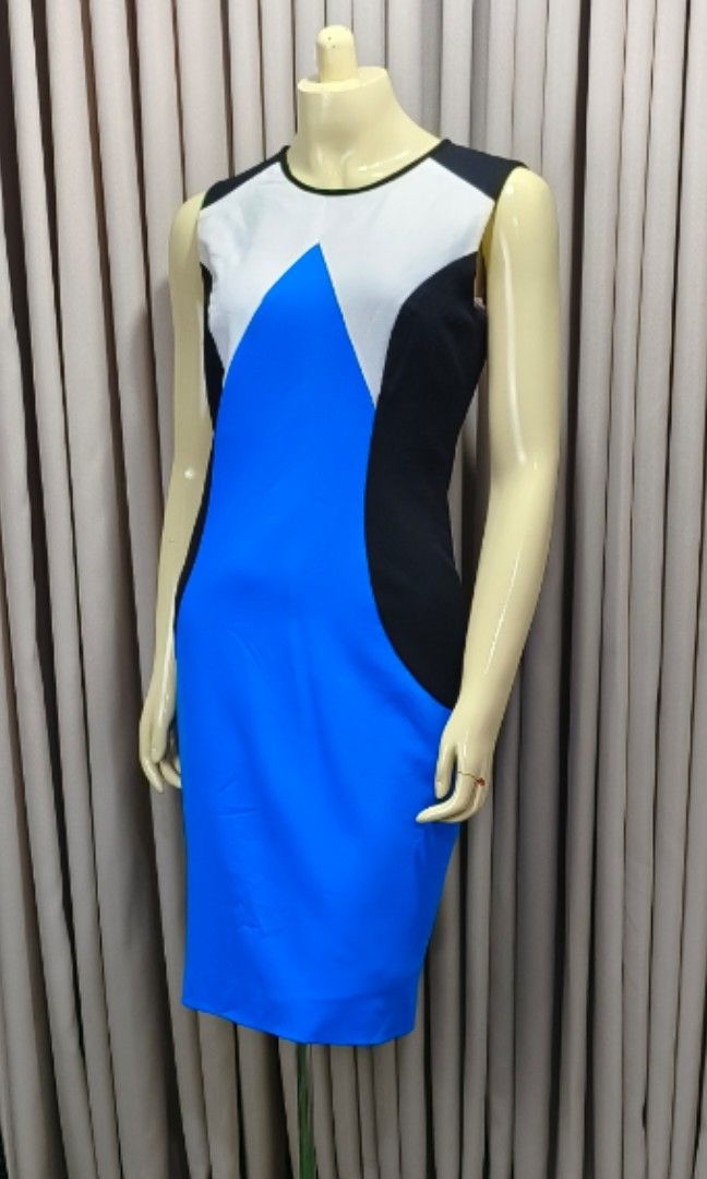 Calvin klein hot sale color block dresses