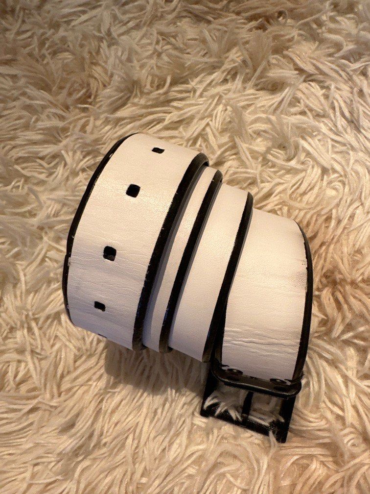 Calvin Klein White Belt Size 36 90