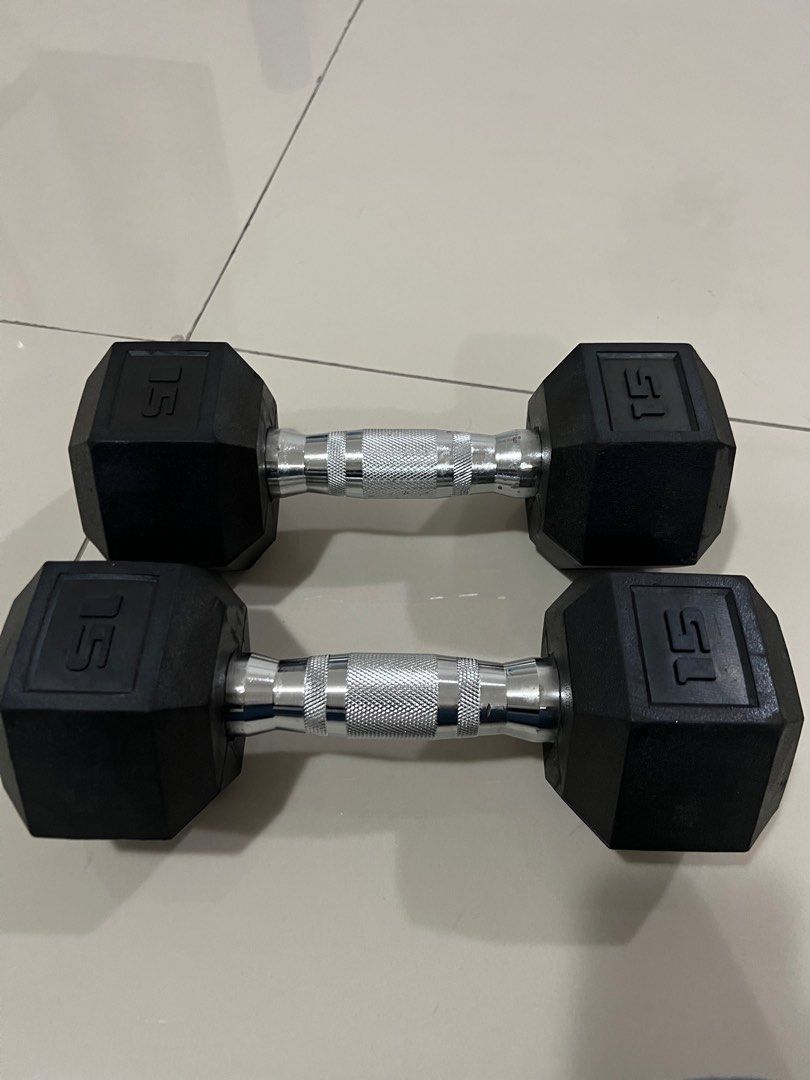 Cap barbell hotsell 15 lb dumbbells