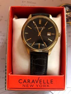 Caravelle by Bulova Leather Watch