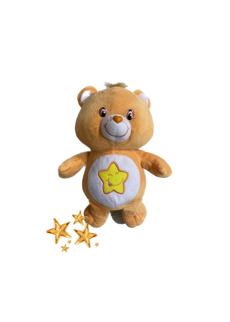 Orange care cheap bear with star