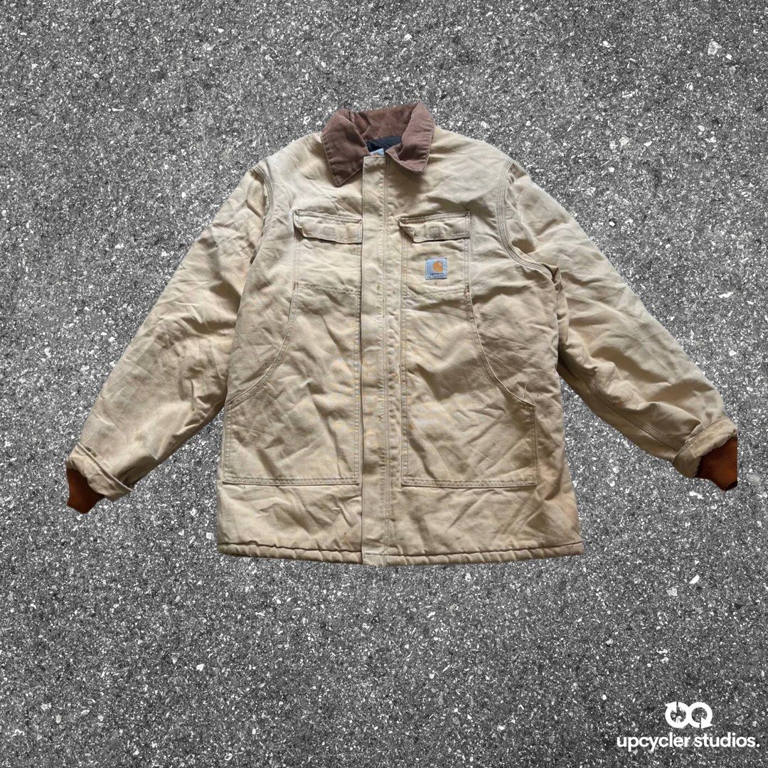 Carhartt Beige Jacket (Vintage) [Beige/Brown], Men's Fashion, Coats, Jackets  and Outerwear on Carousell