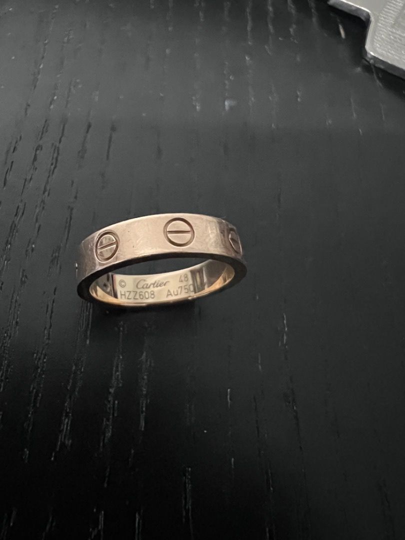Cartier love hotsell ring scratches easily