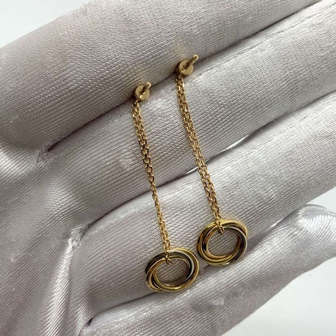 Cartier trinity hotsell earrings