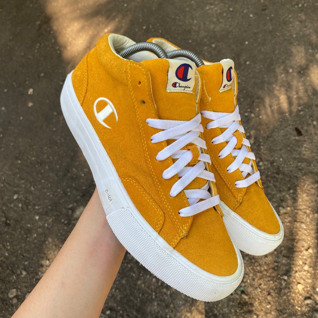 Suede champion shop shoes