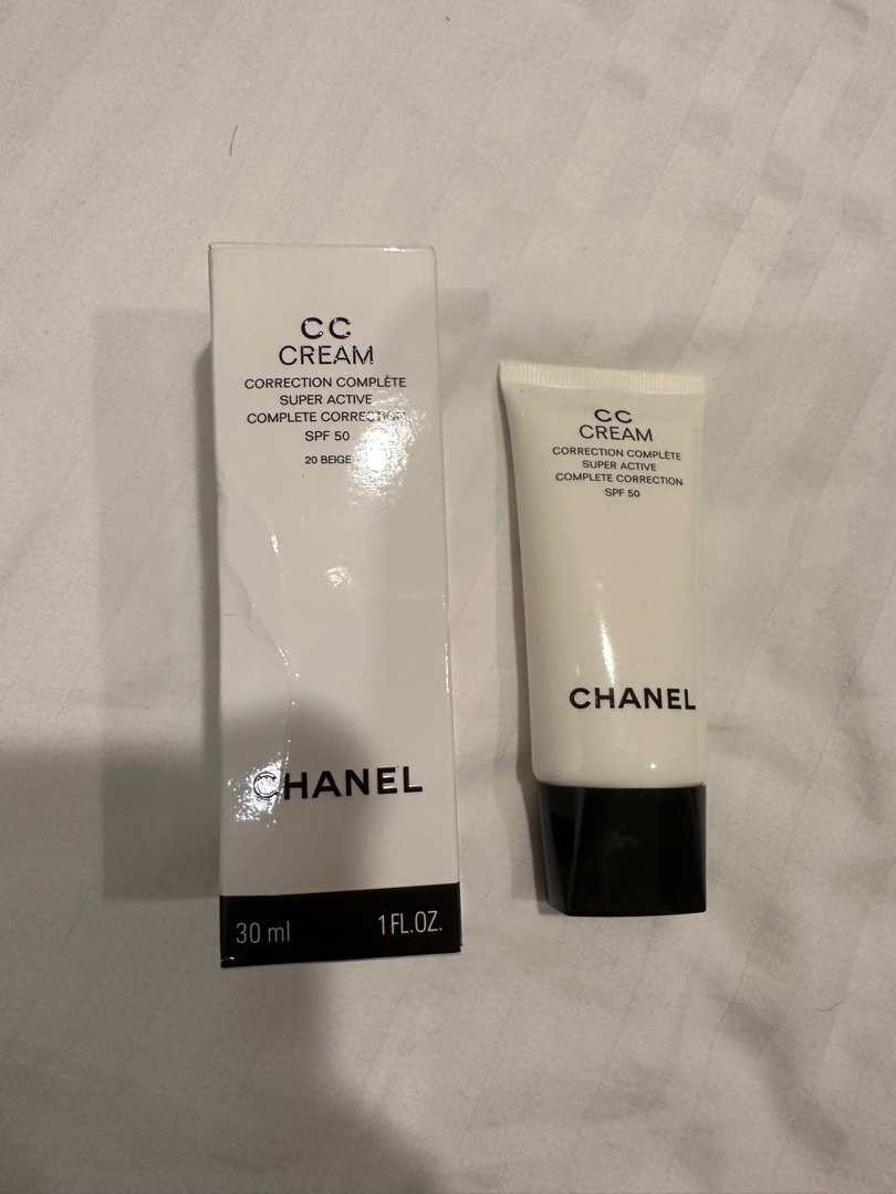 Chanel CC Cream in shade 20  Cc cream, Chanel makeup foundation,  Moisturizing routine