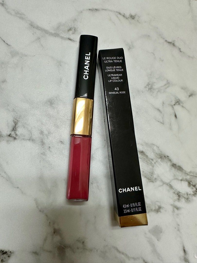 Chanel Le Rouge Duo 43 & 57 兩用唇彩, 美容＆個人護理, 健康及美容- 皮膚護理, 化妝品- Carousell