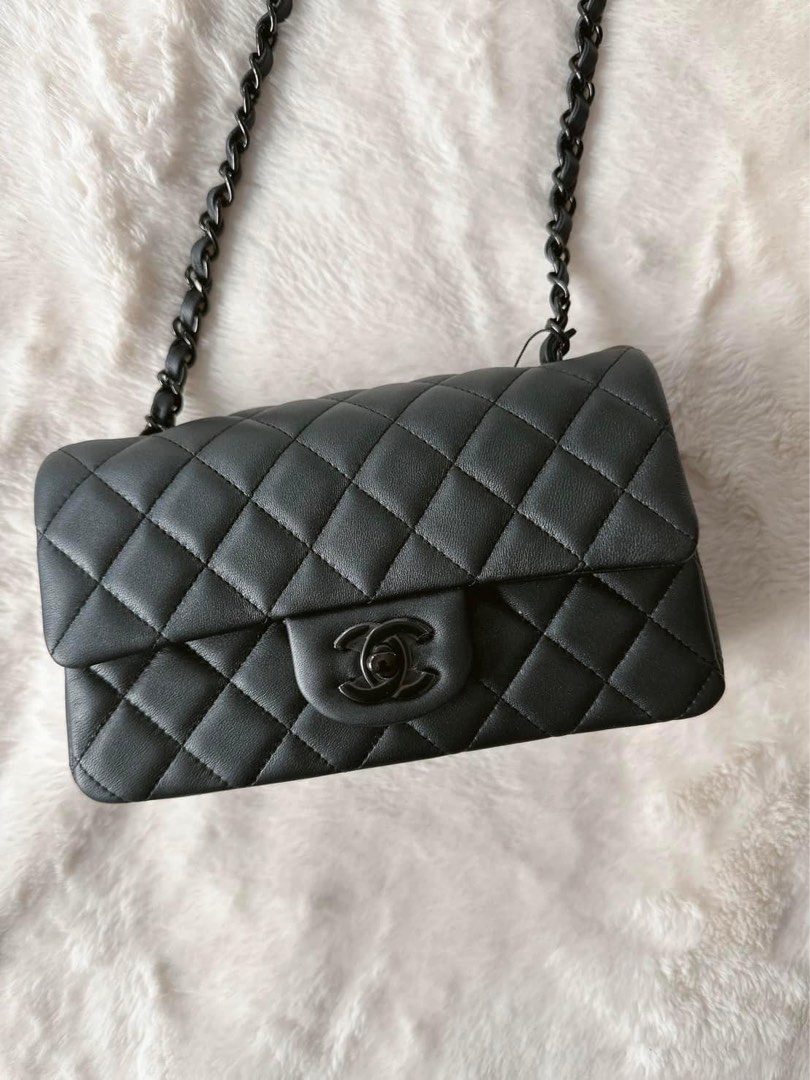 Chanel so black new arrivals mini rectangle