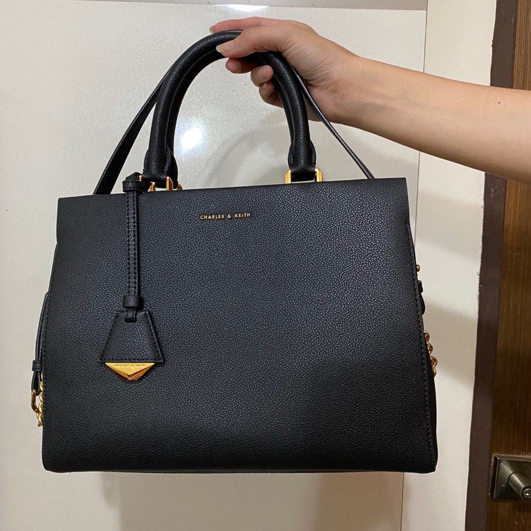 Charles & Keith Women's Mirabelle Structured Handbag