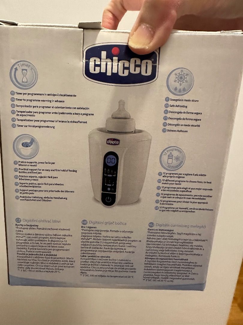 Chicco bottle warmer manual sale