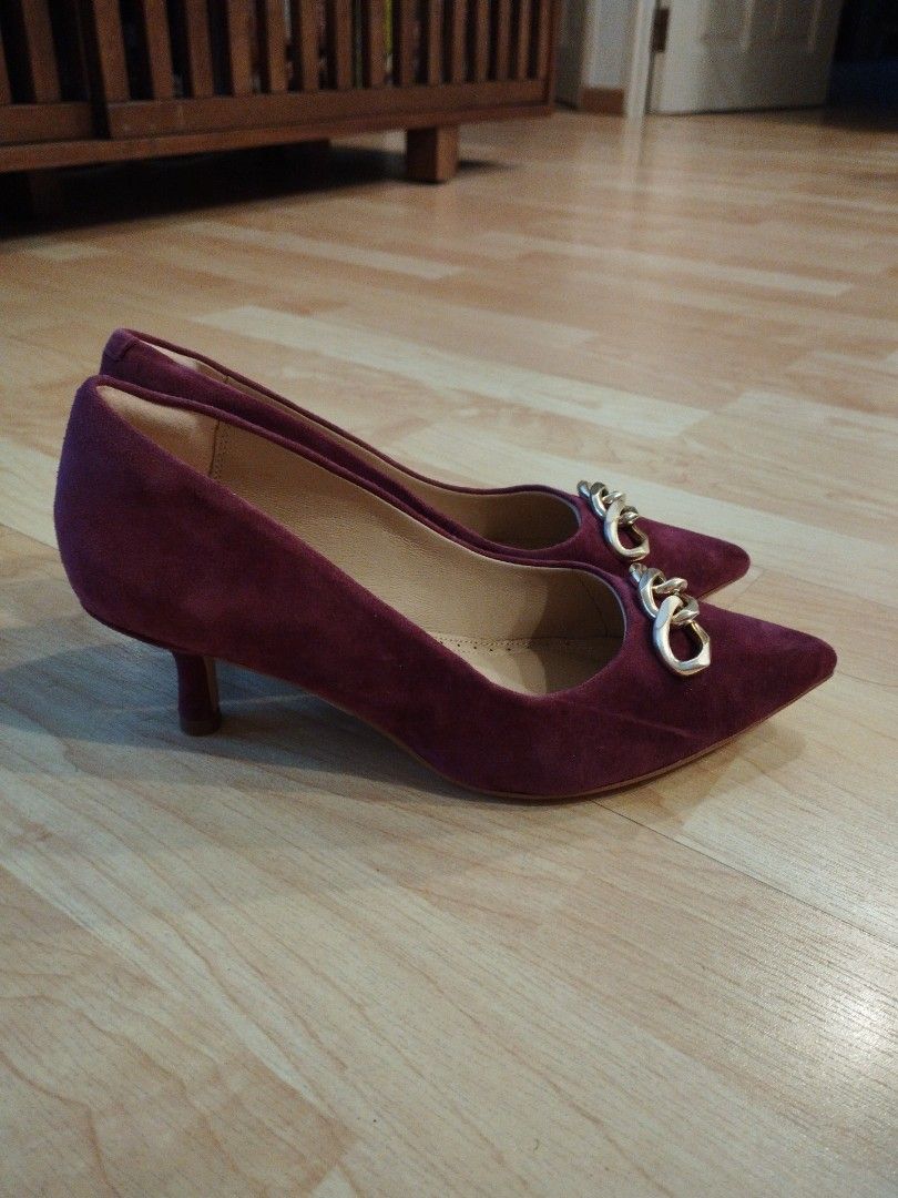 Maroon suede clearance heels