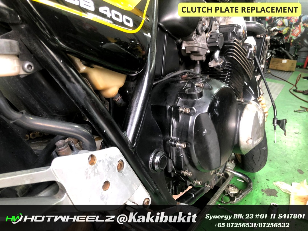 CLUTCH PLATE REPLACEMENT & METER LED LIGHT HONDA CB400/SUPER FOUR