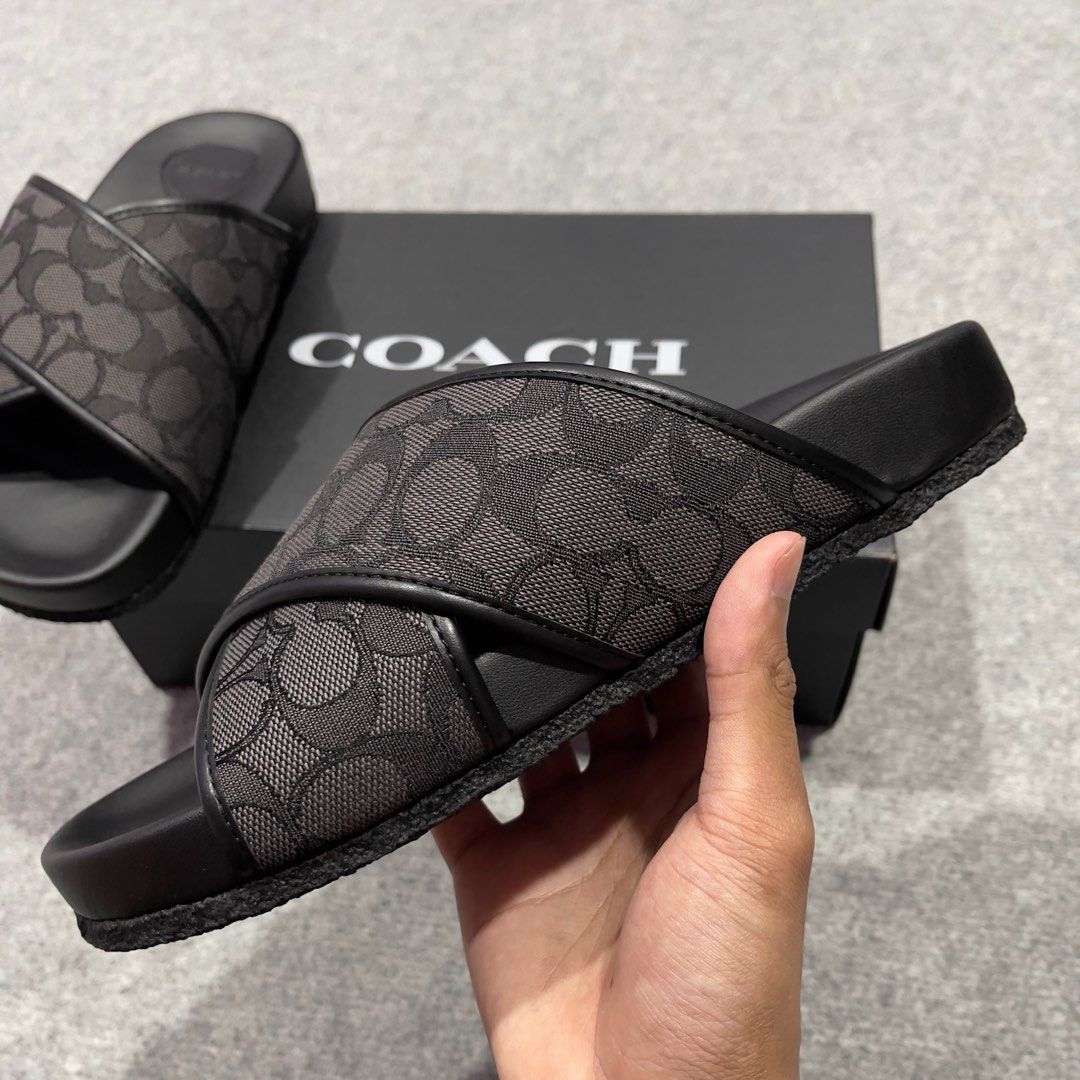 Coach men's hot sale slide sandals