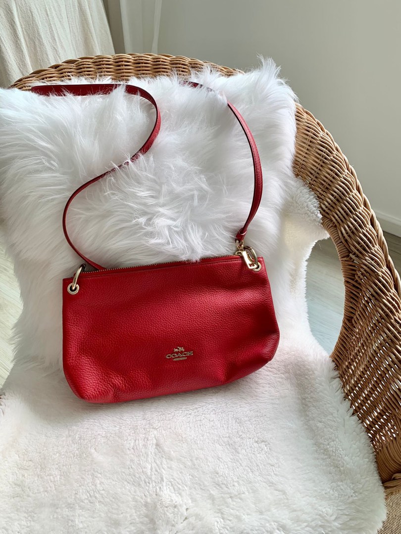 Red purse coach new arrivals
