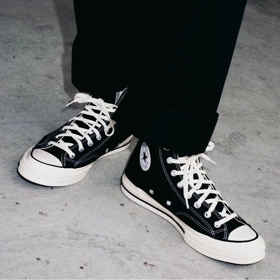 Converse hi on feet shop