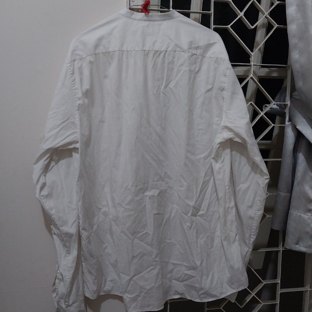 pakaian atasan kemeja COS White Shirt