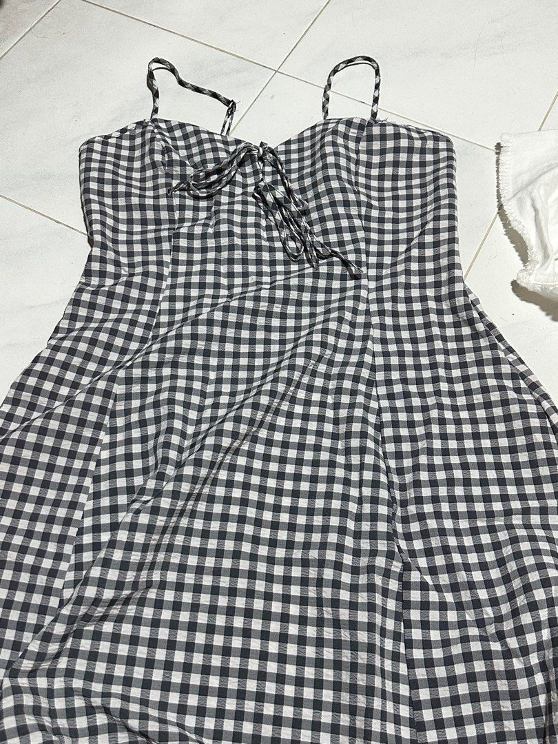 Cotton on checkered dress clearance