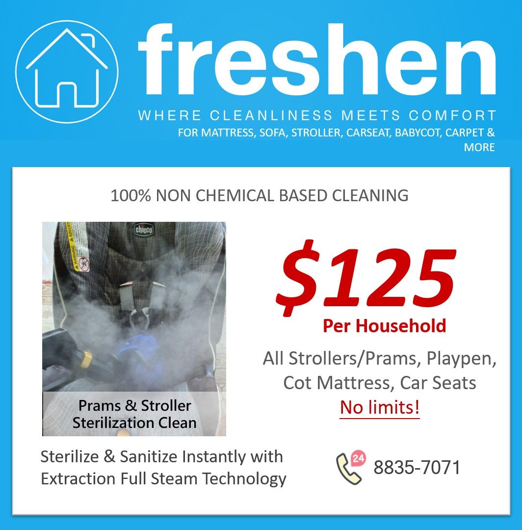 Baby stroller cleaning service discount near me