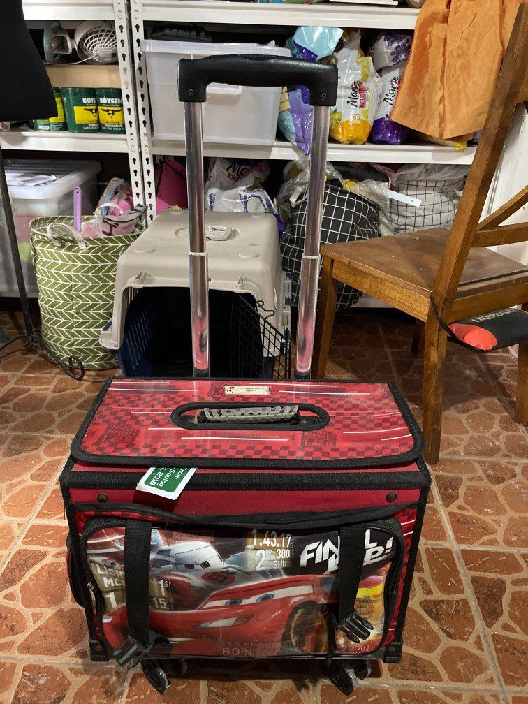 Lightning mcqueen trolley bag new arrivals