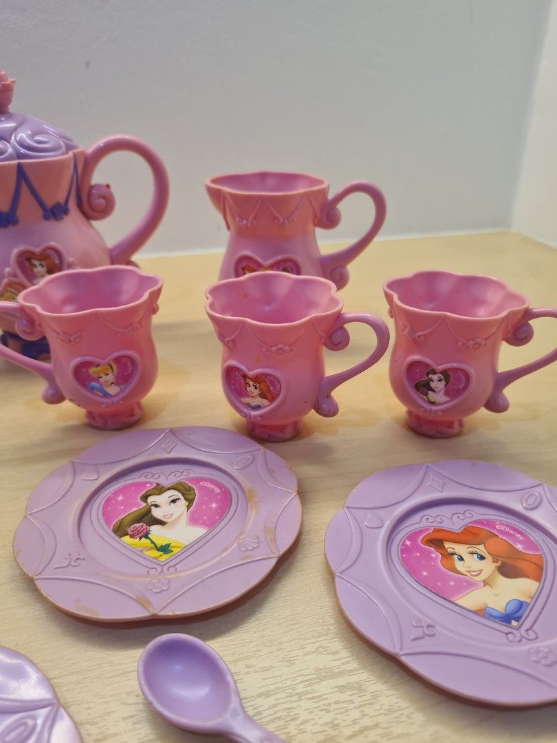 Disney Princess Tea Set, Hobbies & Toys, Toys & Games on Carousell