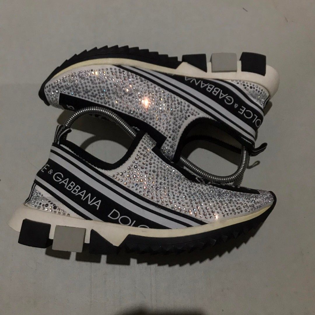 Dolce gabbana online swarovski sneakers