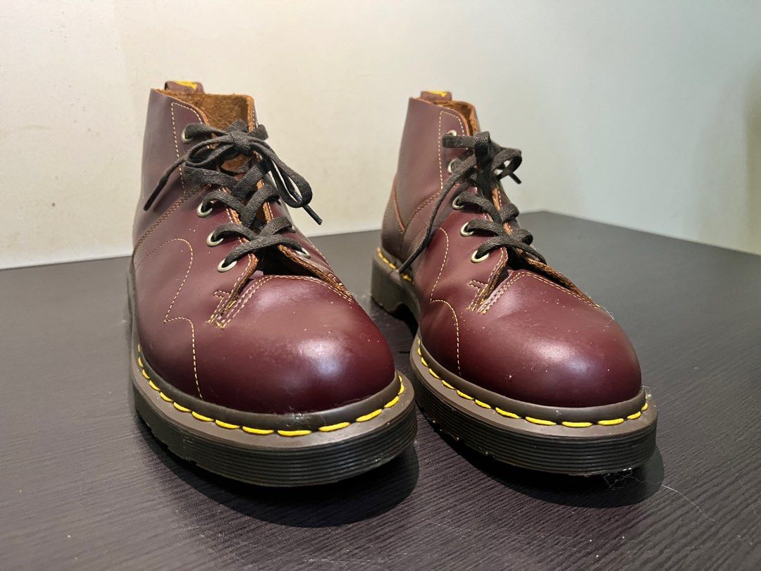 Dr martens church boot oxblood sale
