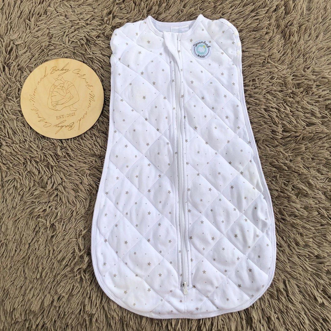 Dreamland baby weighted swaddle and sack Grey star on Carousell