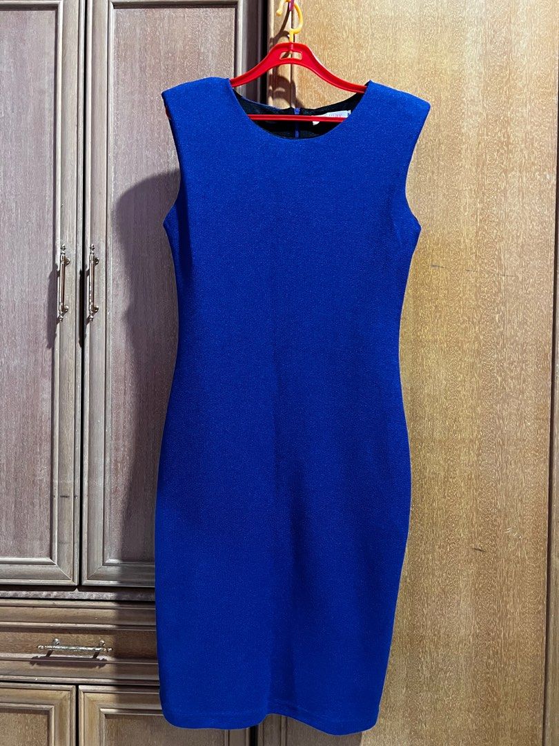 Electric Blue Bodycon Dress, Women's Fashion, Dresses & Sets, Dresses