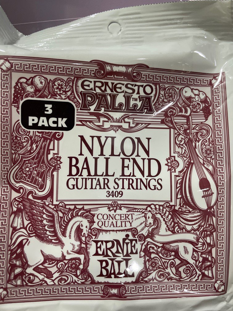 Ernie Ball Ballend Nylon Classical Guitar String, Hobbies & Toys