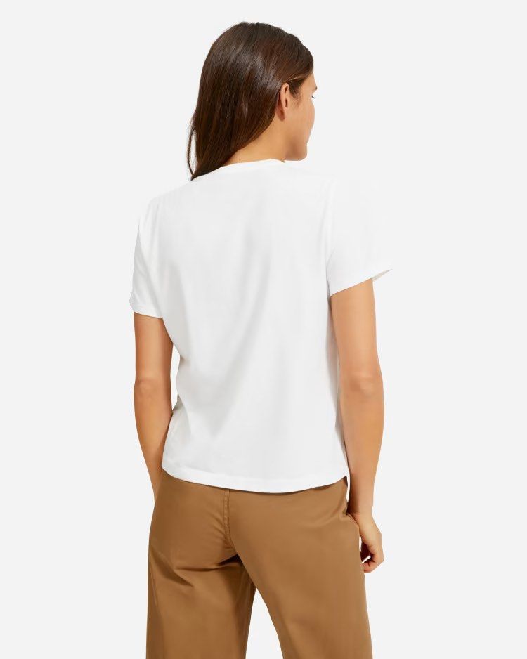 everlane organic cotton t shirt, Women's Fashion, Tops, Shirts on Carousell