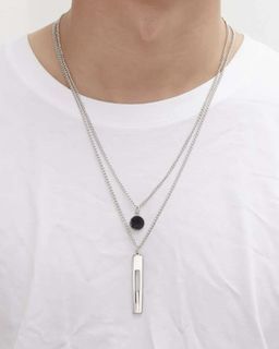 Fashionable and Popular Men Chain Necklace Alloy for Jewelry Gift and for a  Stylish Look