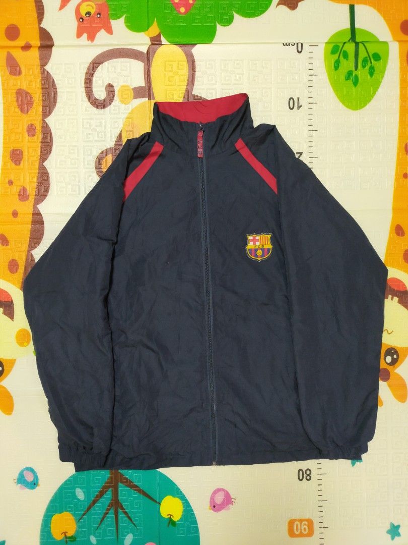 FC Barcelona Windbreaker Men s Fashion Coats Jackets and