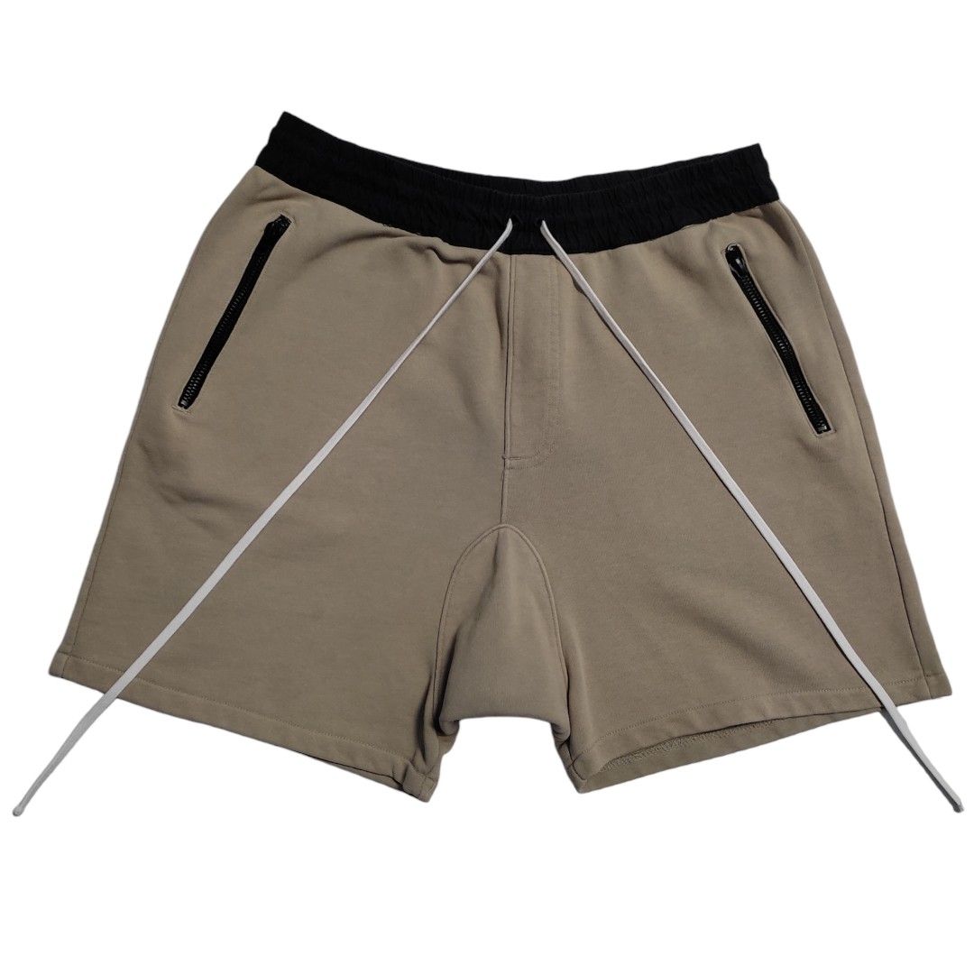 Fear of god fog cheap essentials drawstring shorts silver grey
