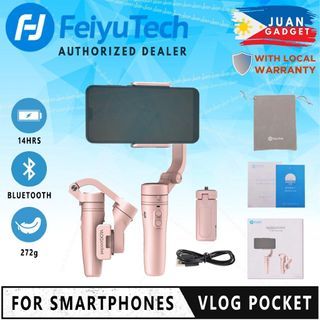 FeiyuTech Feiyu VLOG Pocket 3-Axis Handheld Gimbal Stabilizer for Smartphones | JG Superstore