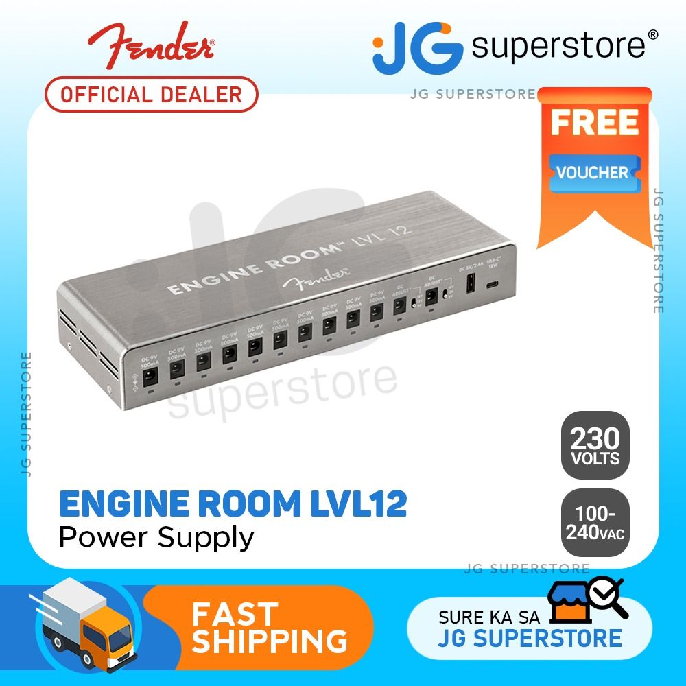 Fender Engine Room LVL12 230V EUR Power Supply with 12 Ground Isolated