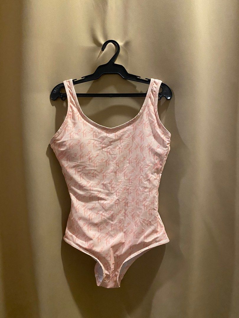 Fendi Baby pink Swimsuit Luxury Apparel on Carousell