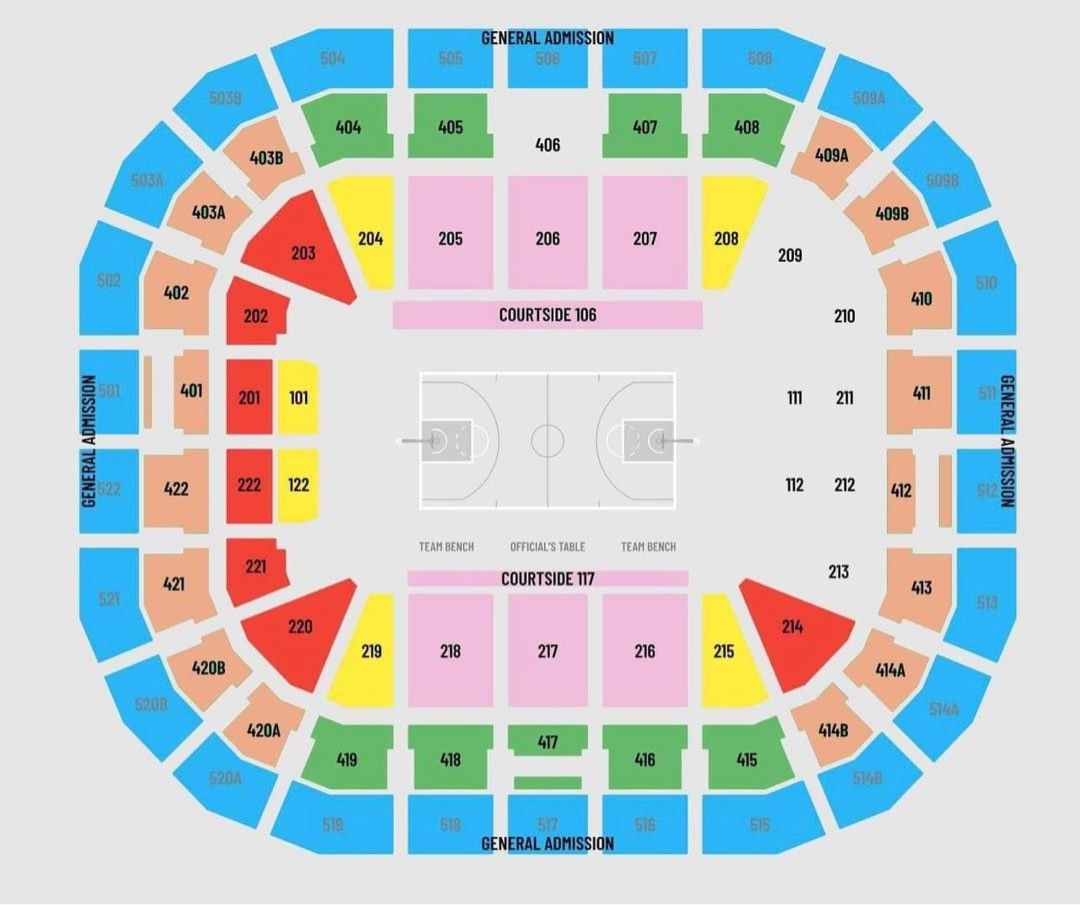 Chesapeake Energy Arena Seating Chart For Concerts Matttroy