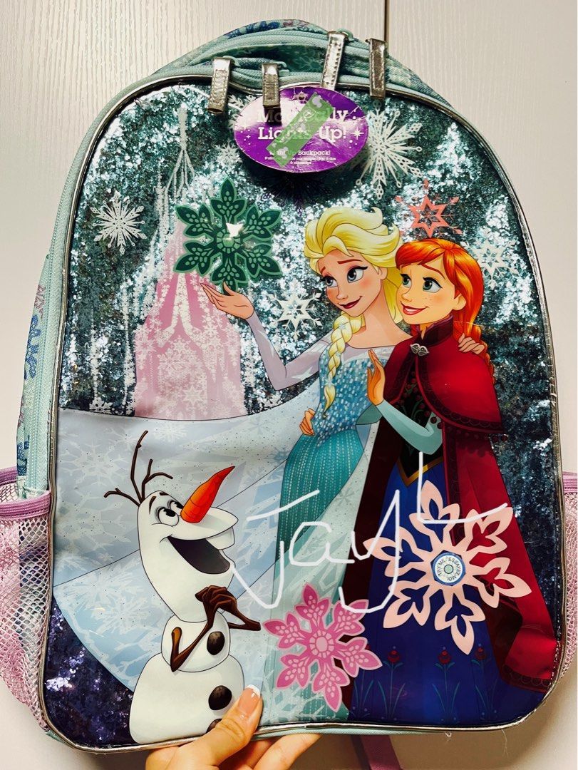 Light Up Anna Elsa Backpack Frozen Light Up Backpack Frozen Elsa